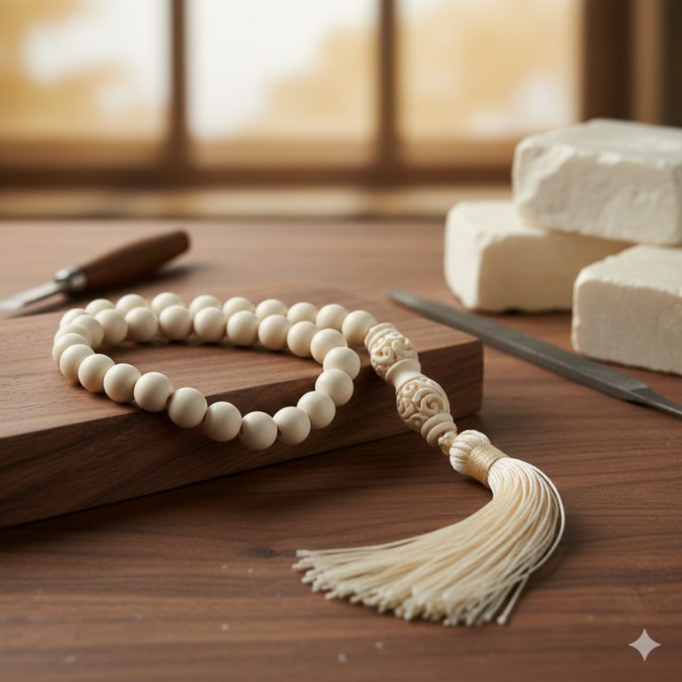 El Yapımı Lületaşı Tesbih